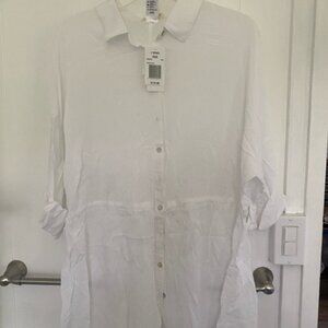 NWT L*Space Pacifica White Tunic XS/S